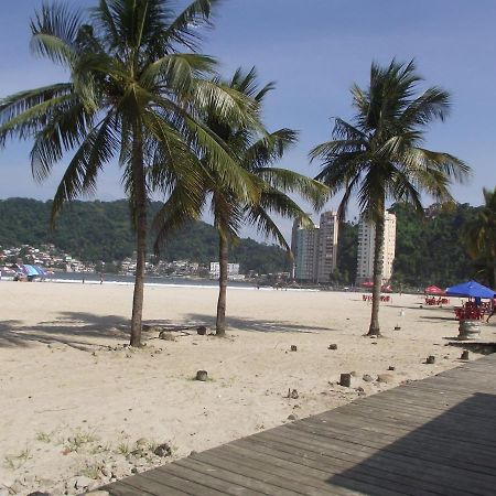 Apartamento Temporada São Vicente Esterno foto