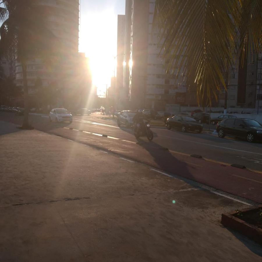 Apartamento Temporada São Vicente Esterno foto