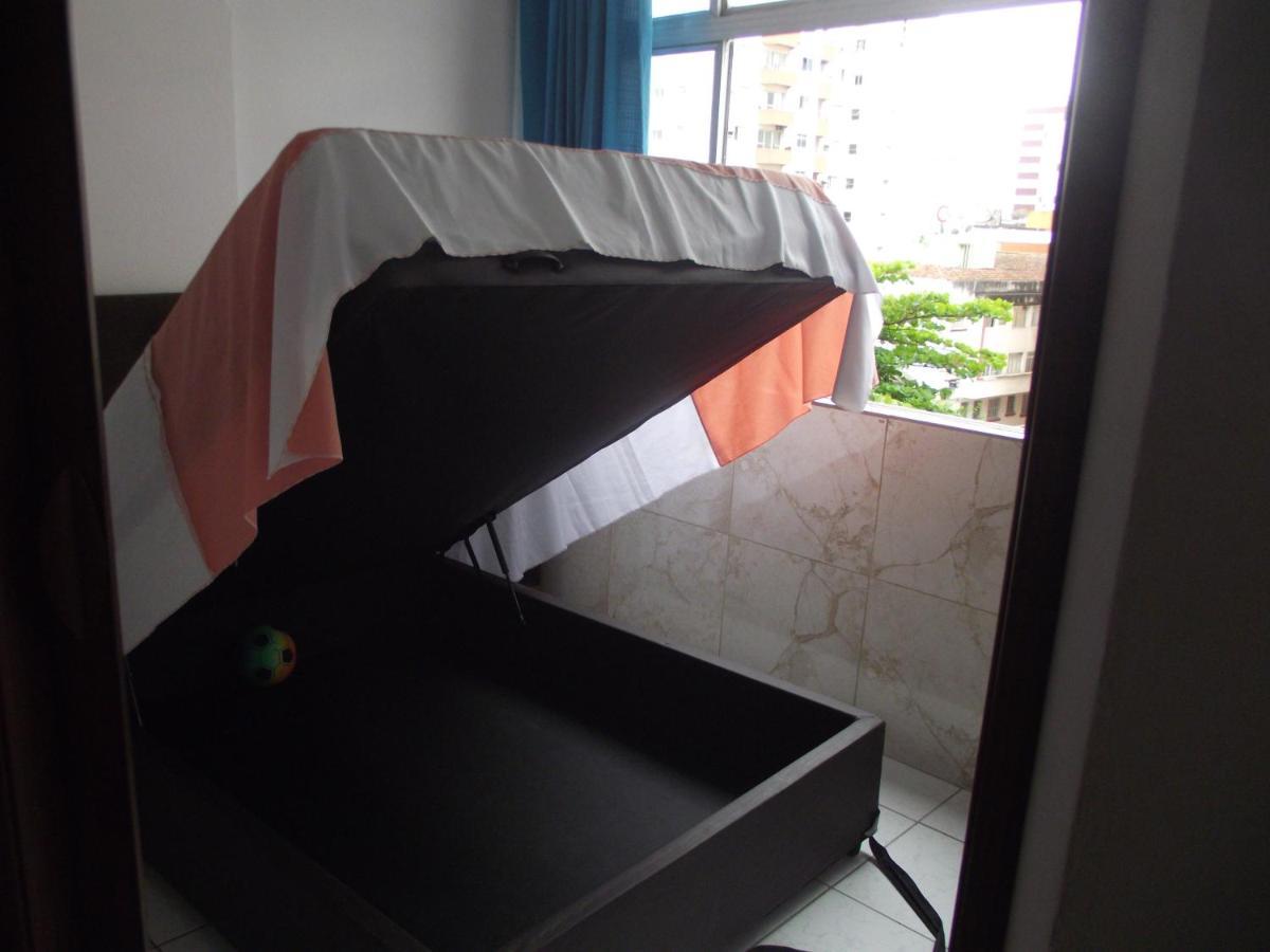 Apartamento Temporada São Vicente Esterno foto