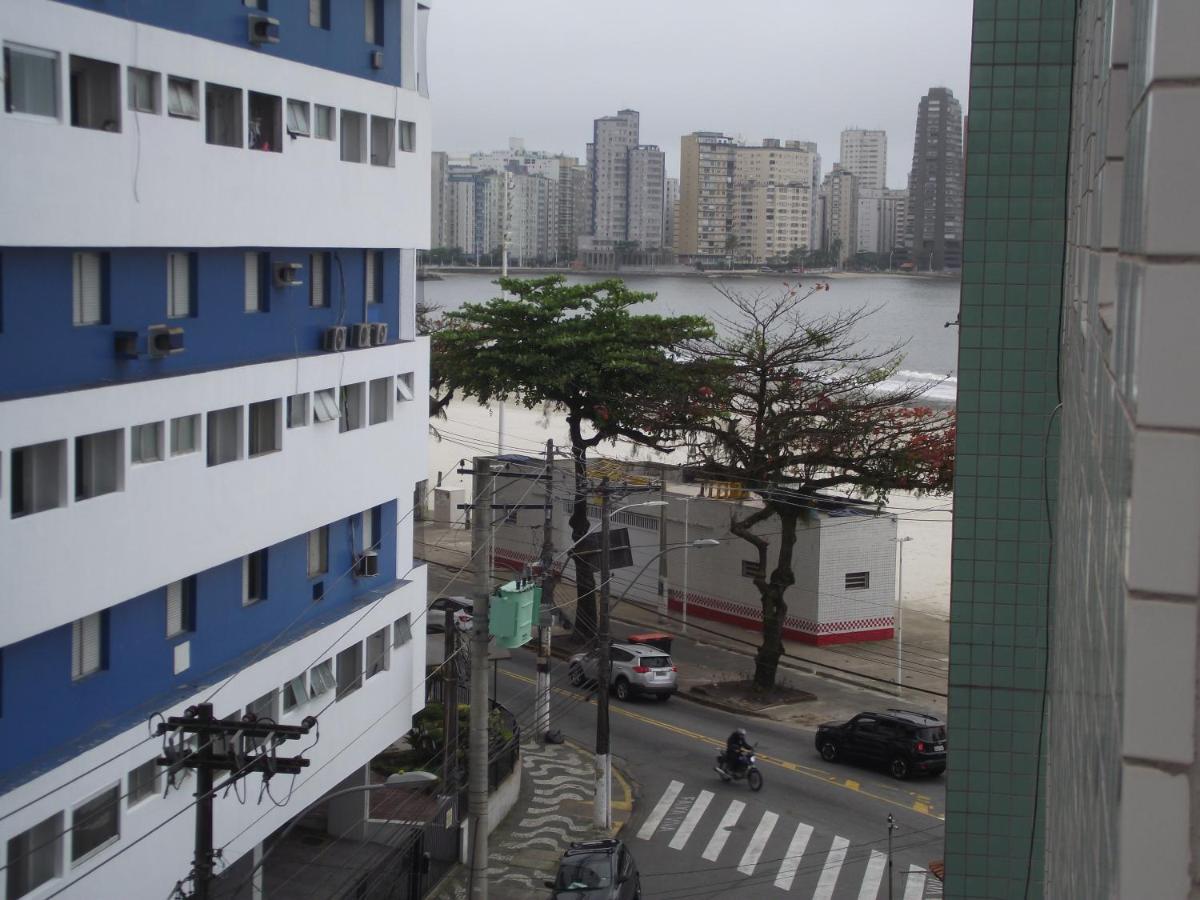Apartamento Temporada São Vicente Esterno foto