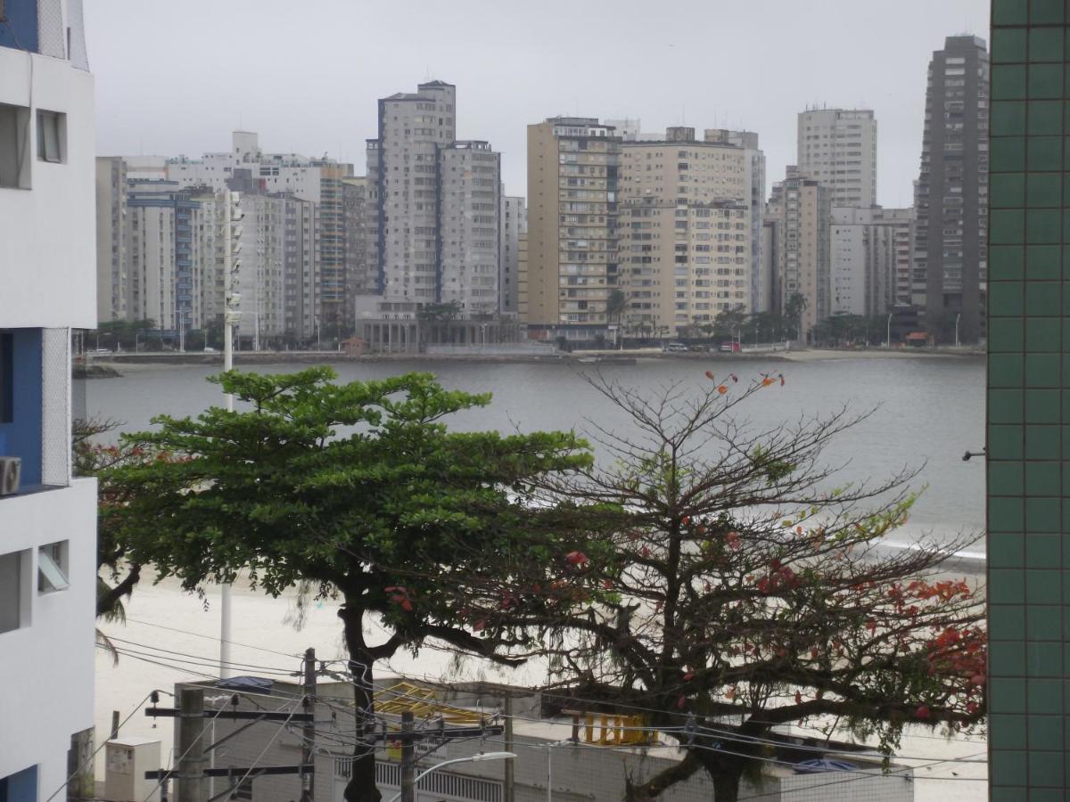 Apartamento Temporada São Vicente Esterno foto
