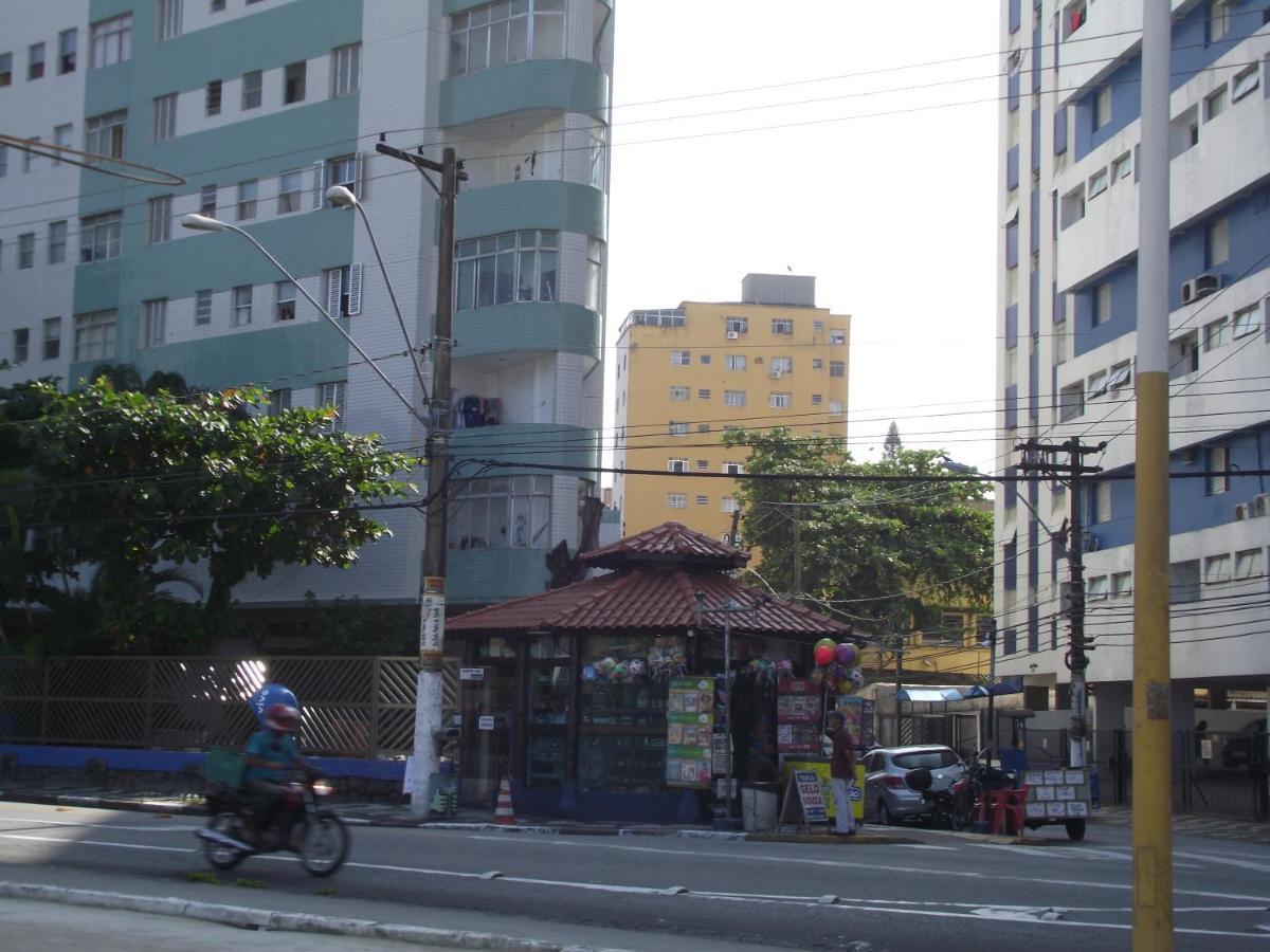 Apartamento Temporada São Vicente Esterno foto