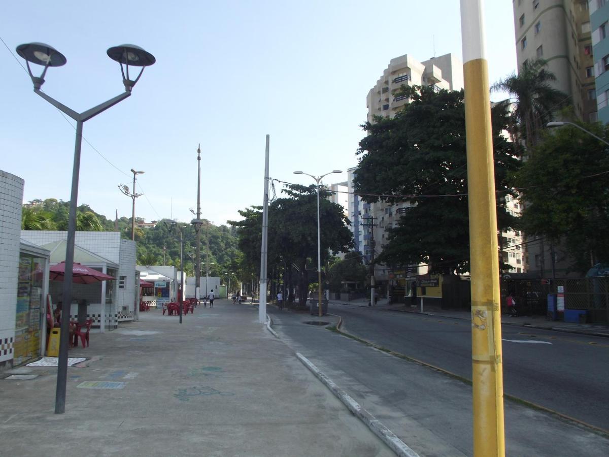 Apartamento Temporada São Vicente Esterno foto